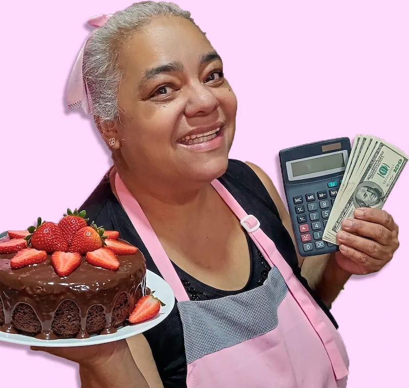 Repostera emprendedora usando Bake Balance